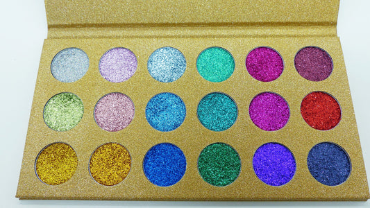 18 Color Diamond Glitter Palette