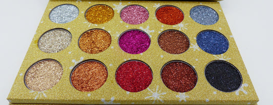 15 Color 24k Eyeshadow Glitter Palette